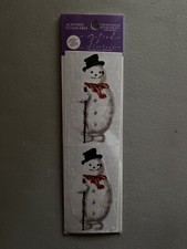 Vintage Christmas Snowman Stickers 2 Packs
