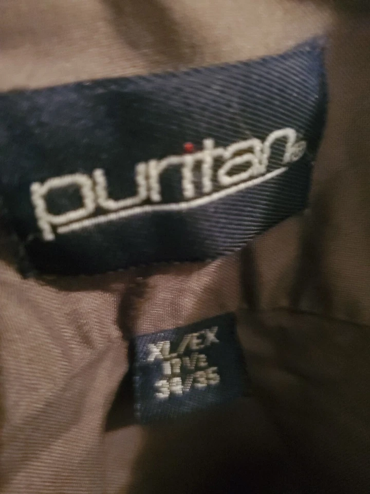 Camisa de vestir Puritan - Para hombre XL 17 1/2 34/35 - Gris  Foto 2 de 4