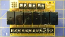 Bruce 3130033 Rev C/1 Relay Board, PCB Assembly, Working When Removed