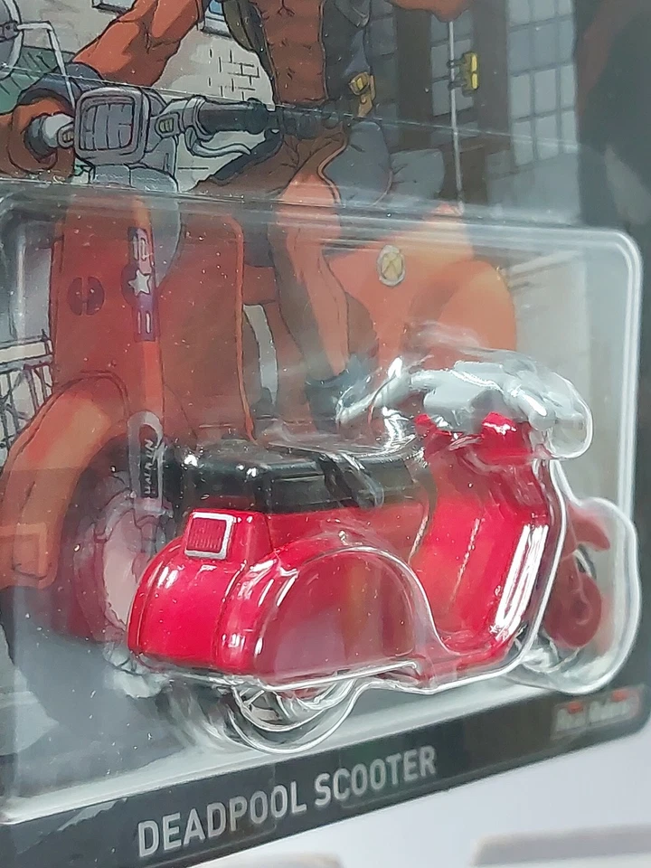 Hot Wheels 1/64 🇨🇵 marvel deadpool scooter - Photo 4/4