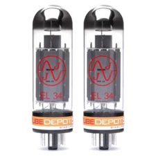 Pair of JJ EL34 Power Vacuum Tube