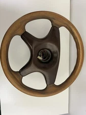 WOODEN VINTAGE MERCEDES BENZ SIK STEERING WHEEL