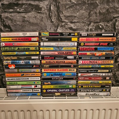 Commodore 64 Spiele - Auswählen & Auswählen - Multi Listing - Verschiedene Titel - Medium B