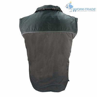 Winter Arbeitsweste 250 G/m2 Unisex Blau Schwarz S-3XL