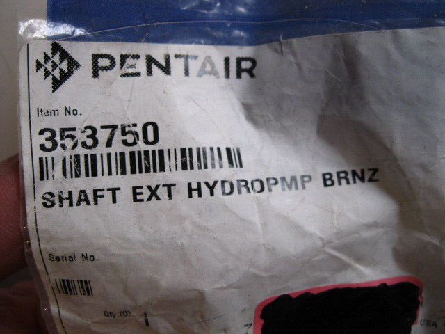 Shaft Extension, Pentair HYDROPMP BRNZ 353750 | eBay