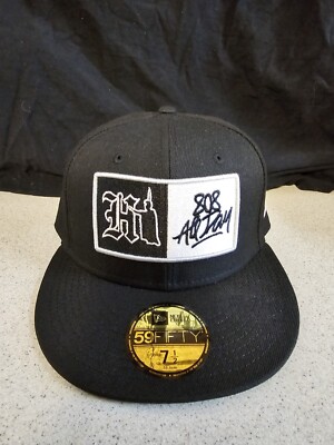 808allday 59Fifty Black Box HI Kam 7-1/2''  Not Fitted Hawaii 