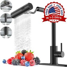 Grifo De Cocina Con Rociador Extra ble, Grifos De Cocina De Un Solo Orificio NEW