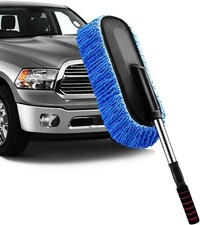 Car Duster Exterior Scratch Free Microfiber Car Cleaning Brush, Extendable Handl