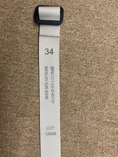 US Military DLA DSCP ADJUSTABLE Riggers Belt SAND SIZE 34 8415-01-526-5346 USGI