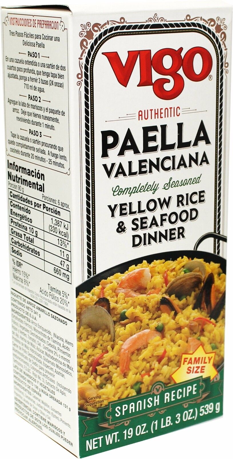 Vigo Paella Vallenciana 19ounce Boxes (pack of 6) 1267 for sale online