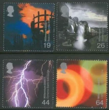 2000 GB MNH/UMM Set, Fire and Light SG 2129-2132