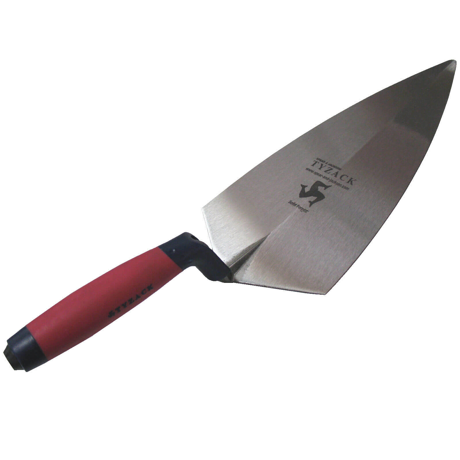 S&j WHS Tyzack 12in Philadelphia Brick Trowel With Soft Feel Handle
