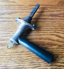 1910s 1920s DOOR HANDLE w/KEY vtg exterior early lock