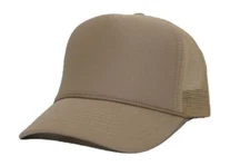 Trucker Hat Foam Mesh Baseball Cap Adjustable Snapback Solid Plain Men Hats