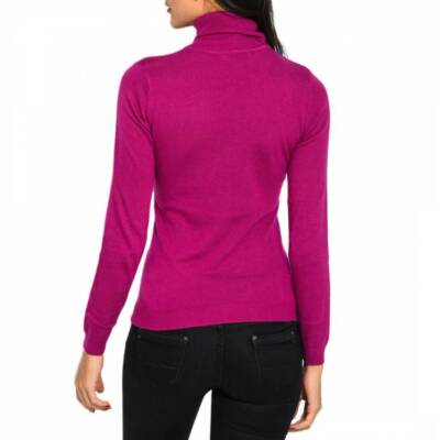 JUMPER William de Faye, Paris cashmere silk viscose polo knit eu42 uk14/16  bnwt