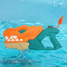 Pump Action Beast Water Blaster Toy – 30ft Range Splash Gun – Beach Pool Game