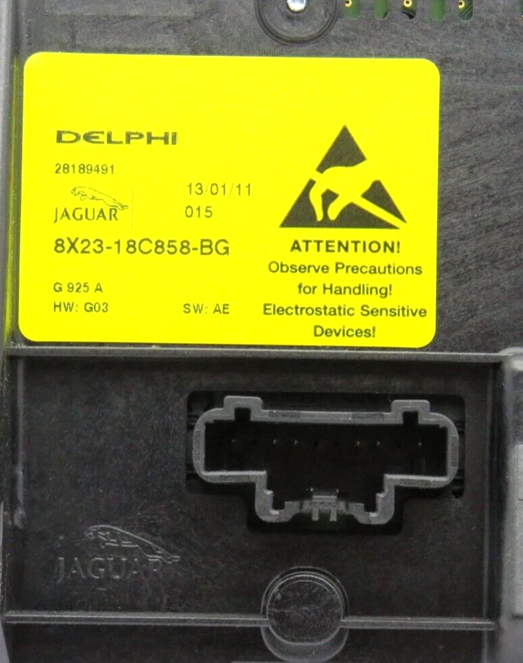 ? JAGUAR XF 3.0 D 2009 8X2318C858BG 8X23-18C858-BG 28189491 Multifunction Con... - Image 4 of 4