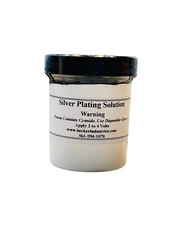SILVER SOLUTION, silver plating solution, Industrial Grade,  4oz