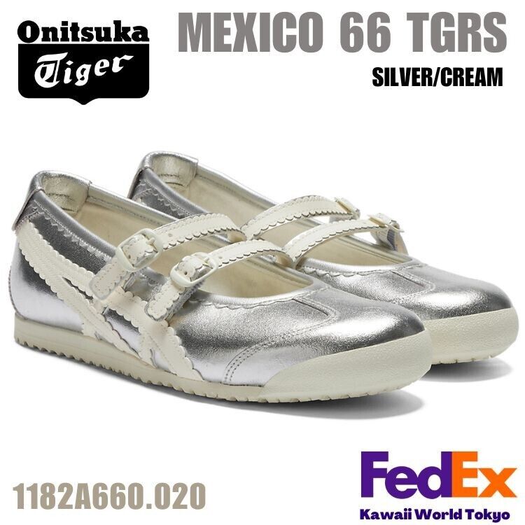 Onitsuka Tiger MEXICO 66 TGRS SILVER/CREAM 1182A660 020 Onitsuka Tiger MEXICO 66 TGRS SILVER/CREAM 1182A660 020