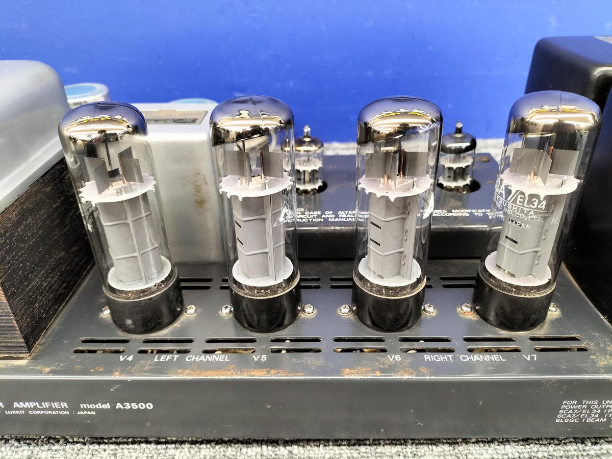 LUXMAN Luxkit A3500 Power Amplifier Tube Main Amp Kit Vintage | eBay