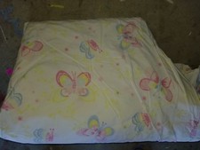 Pottery Barn Kids "Watercolor Butterflies" Full Flat Sheet