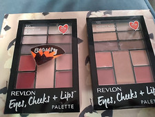 Revlon Eyes Cheeks  Lips Eyeshadow, Blush, Gloss Palette 100,300 CHOOSE