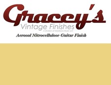 -Blonde- Gracey's Vintage Finishes Nitrocellulose Guitar Lacquer Aerosol.