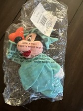 Disney Store Minnie Mouse come Statua della Libertà Beanie Peluche Bean Bag Nuovo con etichette