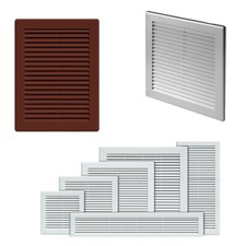 High-Quality Air Vent Grille with Anti-Insect Mesh / Fly Screen and Screw Covers