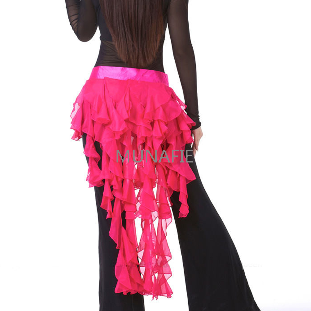 NEW 2017 fancy dress Belly Dance Costume Hip Scarf Belt Waves tassel