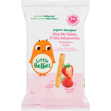 4-Pack Little Bellies Strawberry Pick-Me Sticks