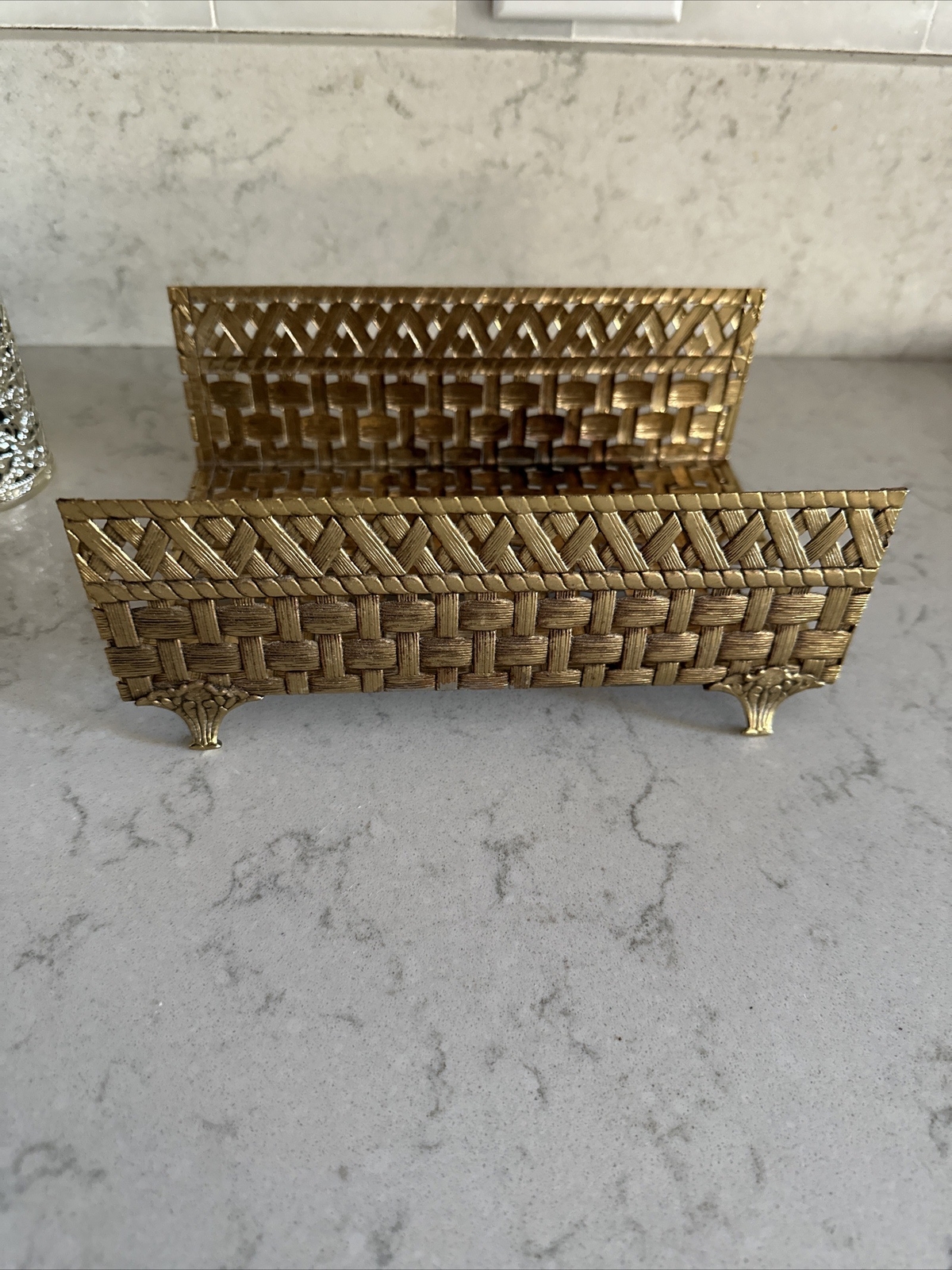 Vintage Hollywood Regency Gold Tone Bathroom Accessories Set 9 Pieces eBay