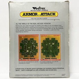 Armor Attack Vectrex Complete In Box CIB Good Shape With Overlay Manual Tray