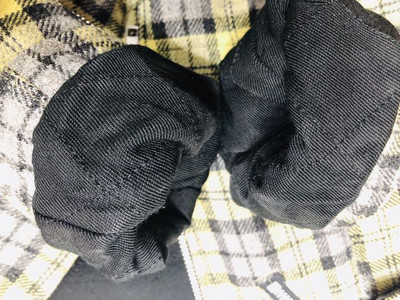 tricot COMME des GARCONS Jacket Riders Yellow Check Women Size JP