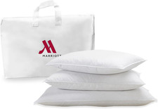 Luxury Hotel Pillows Queen Size Feather down Pillow for Side Back Sleepers