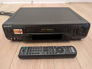 Lettore VCR stereo hi fi Sony SLV N50 4 teste testato e funzionante con telecomando