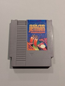 Solar Jetman: Hunt for the Golden Warpship (NES) Nintendo - Box + Manual, TESTED