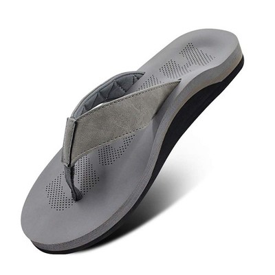 Men Sandals Flip Flop with Orthotic Arch Support Athletic Slide Sandals for M...