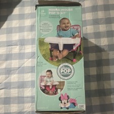 Bright Starts Disney Baby Minnie Mouse Pop 'N Sit Toddler Booster Chair Pink