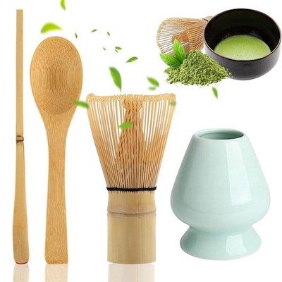 Matcha Besen Set Matcha Tee Set mit Matcha Whisk Matcha Löffel Teepinselhalter