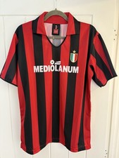 Official Retro AC Milan 1988/89 Home Football Shirt Men’s Medium  