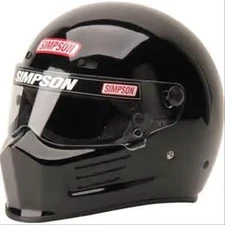 Simpson Racing 7210042 SA2020 Super Bandit Racing Helmet Adult XL Black