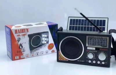 Multi-function Portable Radio Rechargeable USB Solar Wireless Speaker Bluetooth