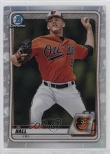 2020 Bowman Draft Chrome Refractor DL Hall #BD-82 6u5