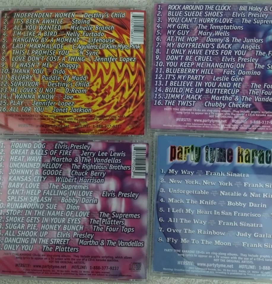 Karaoke Lot of 16 CD+G Discs, "pristine condition" - Image 3 of 4