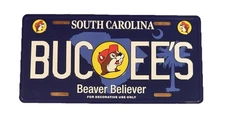 Buc-ees South Carolina Collectible Booster License Plate