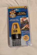 ID Police Identity Protection Roller Stamp by BulbHead - Helps Stop ID Theft NEW