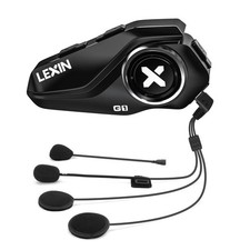 Motorcycle Helmet Bluetooth 5.0 Headset, IP67 Waterproof, Universal Fit
