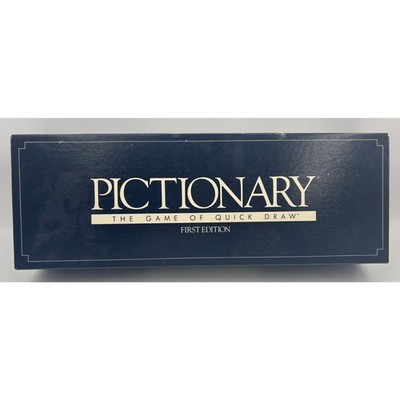 1985 Pictionary The Game of Quick Draw First Edition- No Instructions
