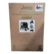 Jeep Deluxe Wrangler Stroller Wagon with Cooler Bag and Parent Organizer